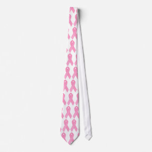 Pink Ribbon Tie