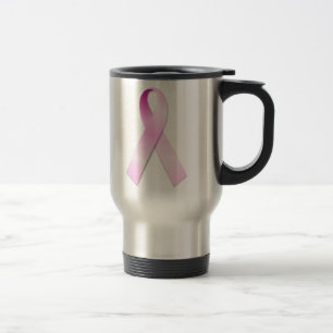 Pink Ribbon Travel Mug