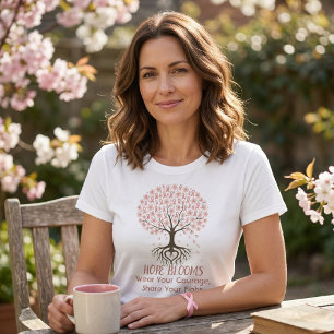 Pink Ribbon Tree of Hope - Breast Cancer Awareness T-Shirt