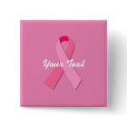 Pink Ribbon with Custom Text
