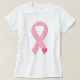 Pink Ribbon with Heart T-Shirt