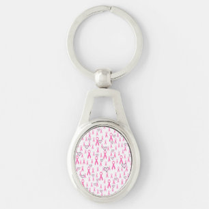 Pink Ribbons of love & care_ Key Ring