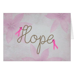 Pink Ribbons on Hope Text