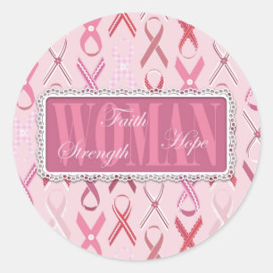 Pink Ribbons Sticker