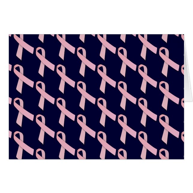 Pink Ribbons Tiled Pattern (Front Horizontal)