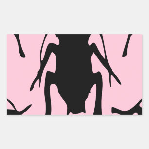 Pink Roaches Rectangular Sticker