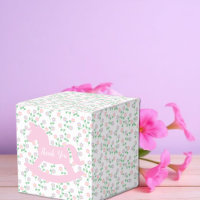 Pink Rocking Horse Girl Baby Shower