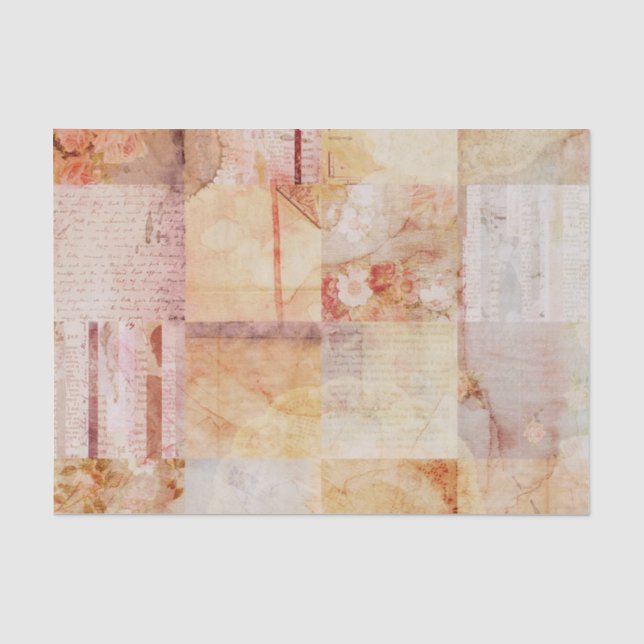 Pink Romantic Jane Tissue Paper (Front)