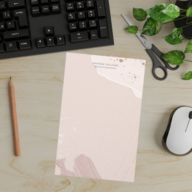 Pink Romantic Watercolor Stationery Paper (Creator Uploaded)