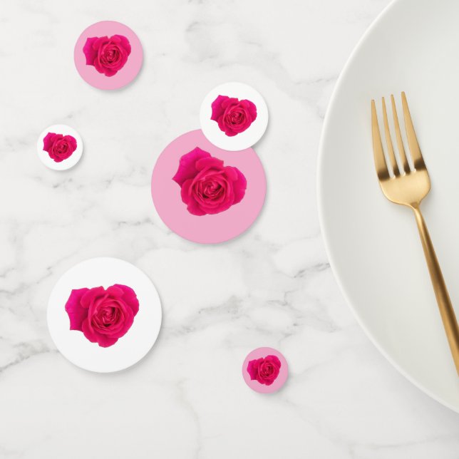 Pink Rose #4 Confetti (Group)