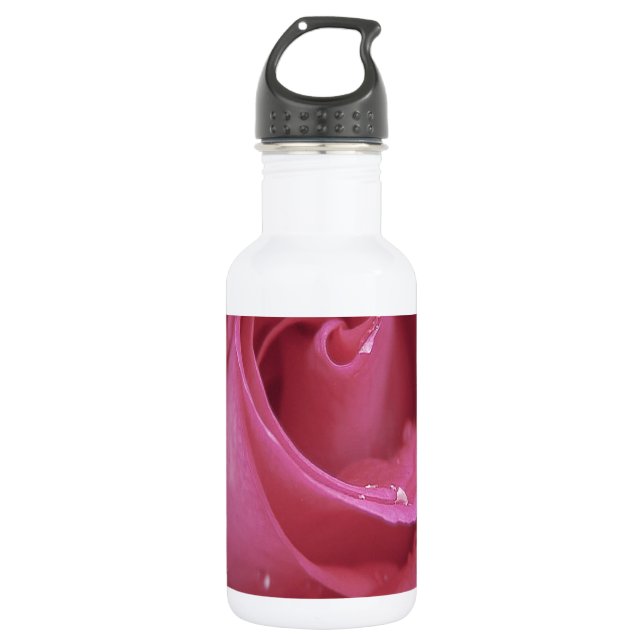 Pink Rose 532 Ml Water Bottle (Front)