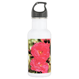 Pink Rose 532 Ml Water Bottle