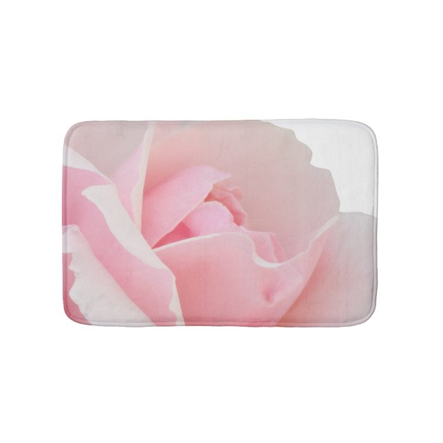 Pink rose bath mat (Front)