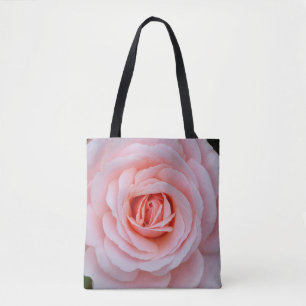 Pink rose beauty tote bag