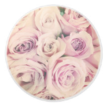 Pink Rose Blush Ceramic Pull