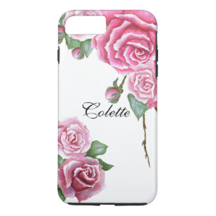 Pink Rose Bouquet iPhone 7 Plus Case