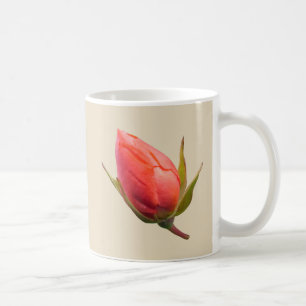 Pink Rose Bud Coffee Mug
