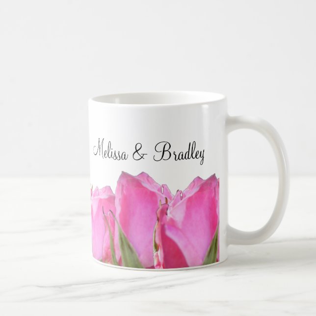 Pink Rose Bud Mug (Right)