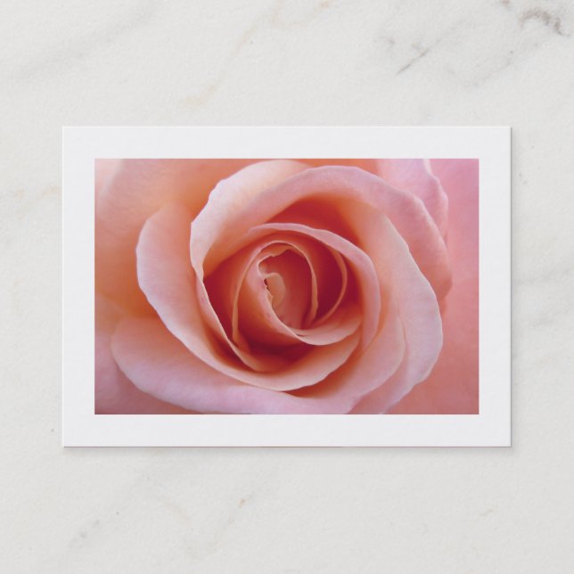 Pink Rose Business Card (Front)