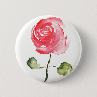 Pink Rose Button