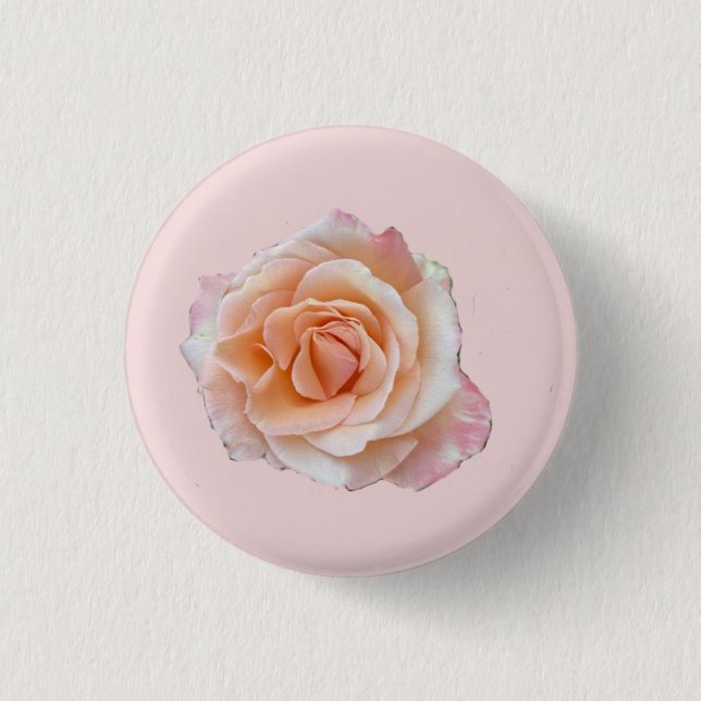 Pink Rose Button (Front)