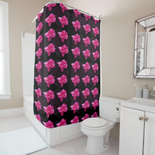 Pink Rose Candy, Shower Curtain