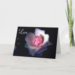 Pink Rose Card