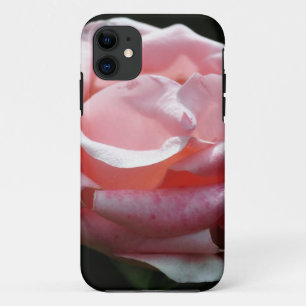 Pink rose close-up iPhone 11 case
