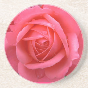 Pink Rose Coasters Pink Rose Gifts Keepsake Decor