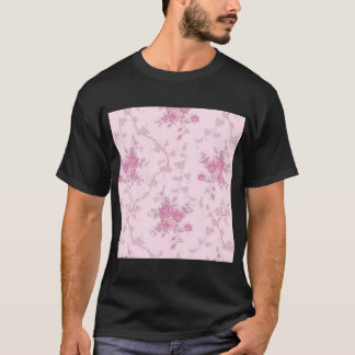Pink rose coquette print Chiffon Top