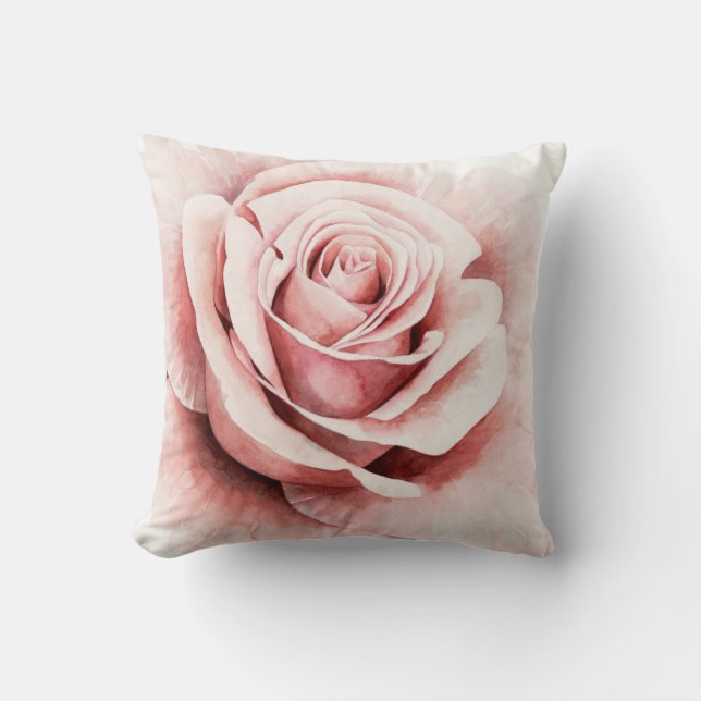 Pink Rose Cushion (Front)