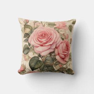 Pink Rose Cushion