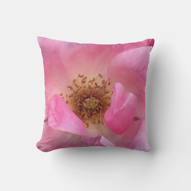 Pink Rose Cushion (Front)