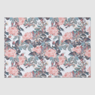 Pink Rose Design Tissue Paper