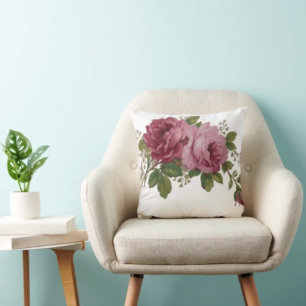 Pink Rose Elegance Cushion