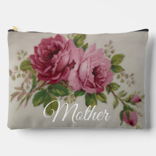 Pink Rose Elegance Print Cut Sew Bag