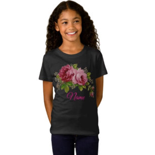 Pink Rose Elegance T-Shirt