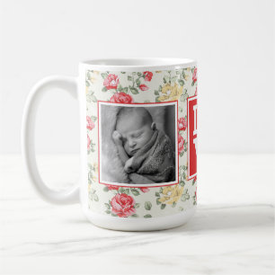 Pink Rose Elegant Wallpaper LOVE with Photos Coffee Mug