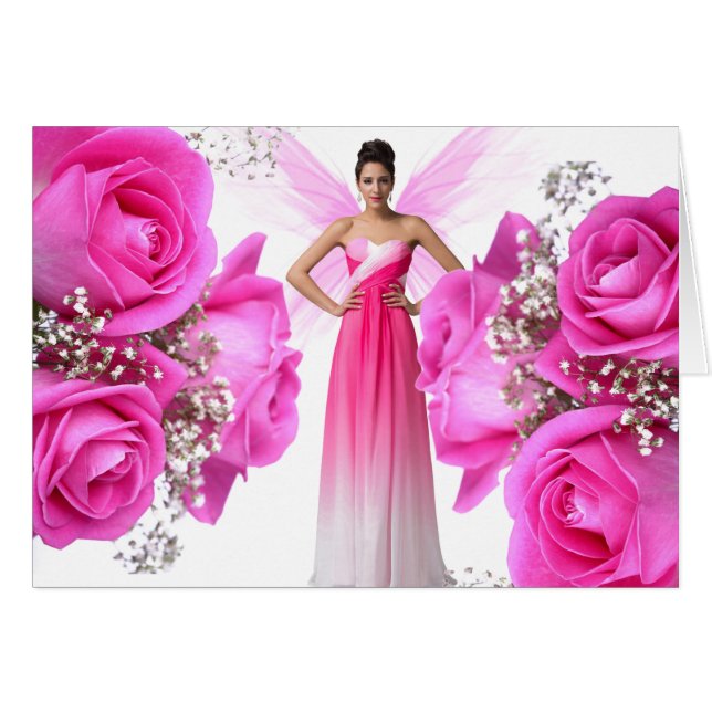 Pink Rose Fairy (Front Horizontal)