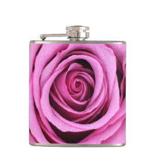 Pink Rose Flask