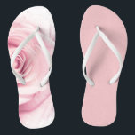 Pink Rose Flip Flops, Adult Jandals<br><div class="desc">Rose Flip Flops.  Design adjusted for adults.

(may have to adjust left design for children's flops or see children's flip flop design)</div>