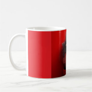 Pink Rose Floral Coffee Mug Elegant Romantic Flo