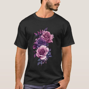 Pink Rose Flower Botanist Garden Flower Rose T-Shirt