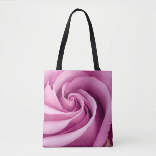 Pink Rose Folded To Perfection Tote Bag