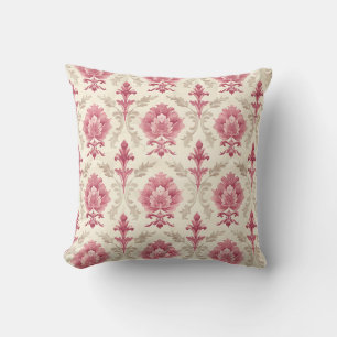 Pink Rose Foliage Princesscore Cushion