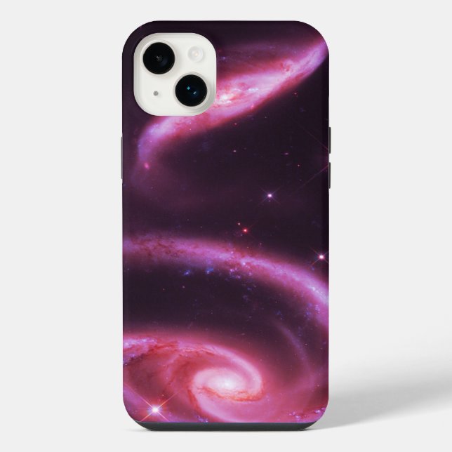 Pink Rose Galaxies iPhone Case (Back)