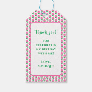 Pink Rose Gift Tag