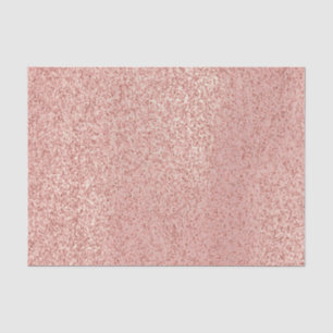 Pink Rose Gold Blush Metallic Glam Glitter Lux Tissue Paper