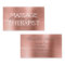 Pink & Rose Gold Brushed Metal Massage Therapist