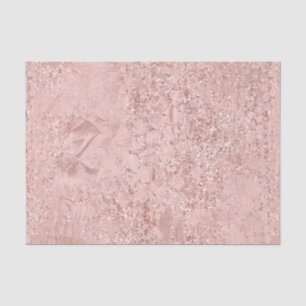 Pink Rose Gold Glass Glitter Delicate White Girly Tissue Paper